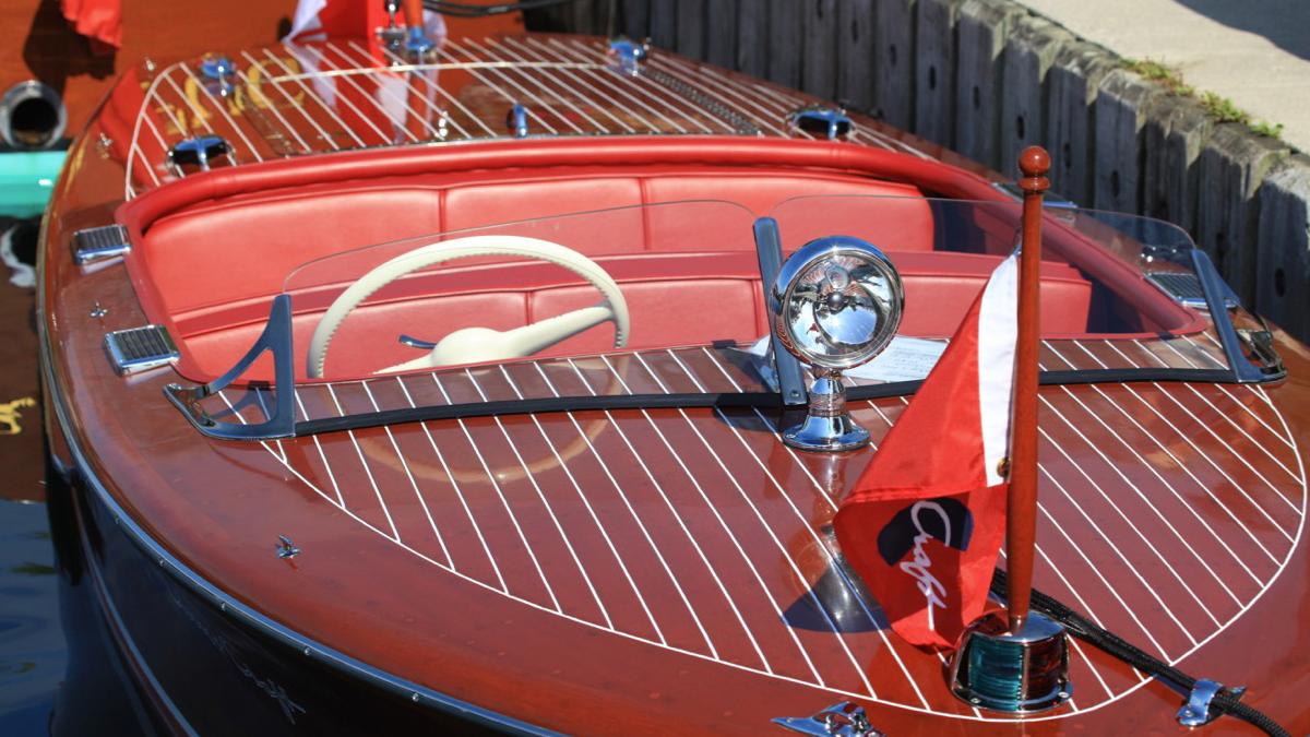 Annual Boat Show Beautiful boat at the Annual Boat Show
